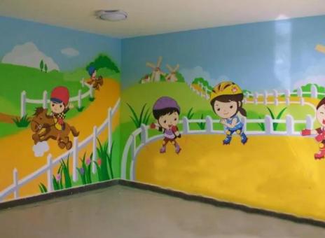 南华幼儿园墙体彩绘制作流程及注意事项