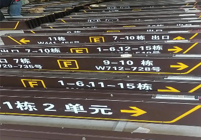 南华广告标识中，常见的几种安装方式。