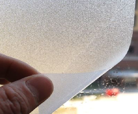 南华玻璃门外面粘广告用什么材料好？